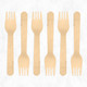 Wooden Forks - 100pcs